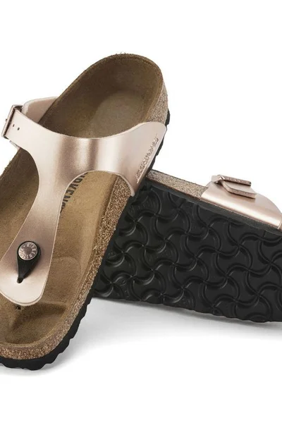 Dámské žabky Birkenstock Hnědo-Béžové Giza