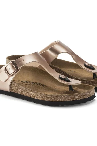 Dámské žabky Birkenstock Hnědo-Béžové Giza