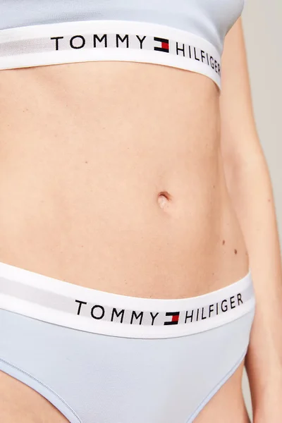 Dámská tanga SV Modrá - Tommy Hilfiger