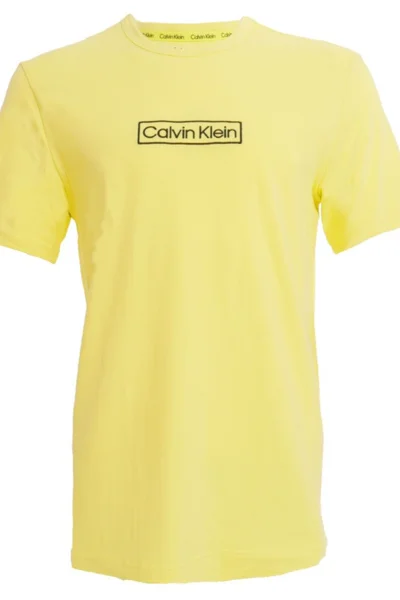 Pánské triko s krátkým rukávem ZJB žlutá - Calvin Klein