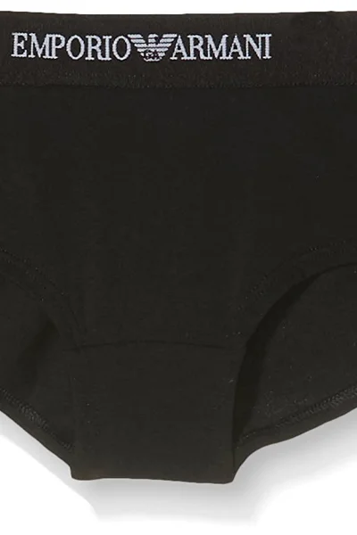 Dámská kalhotky 2pcs  v černé barvě - Emporio Armani