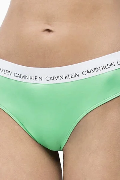 Zelený spodní díl plavek  Calvin Klein