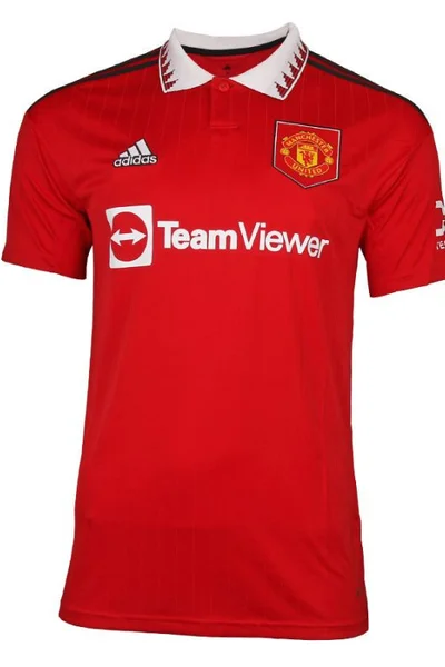 Pánské červené polo tričko Manchester United - ADIDAS