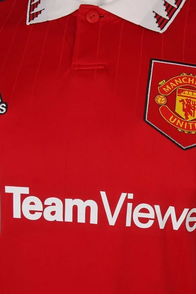 Pánské červené polo tričko Manchester United - ADIDAS