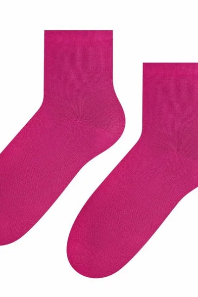 Dámské ponožky pink - Steven Růžová