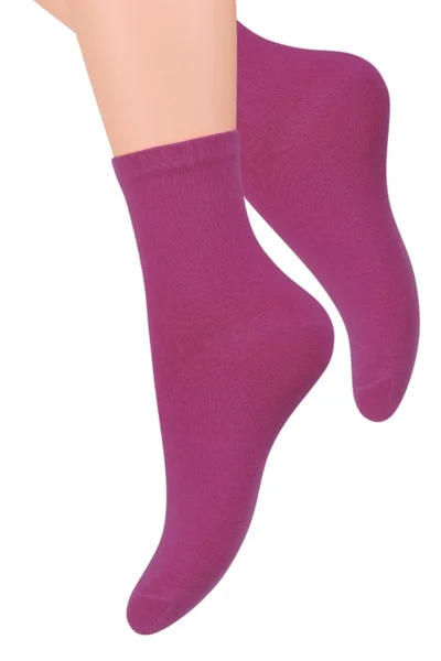 Dámské ponožky pink - Steven Růžová