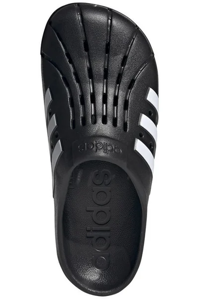 Adidas Unisex Žabky Clocyté Černo-Bílá