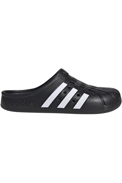 Adidas Unisex Žabky Clocyté Černo-Bílá