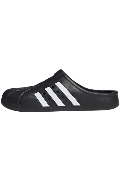 Adidas Unisex Žabky Clocyté Černo-Bílá