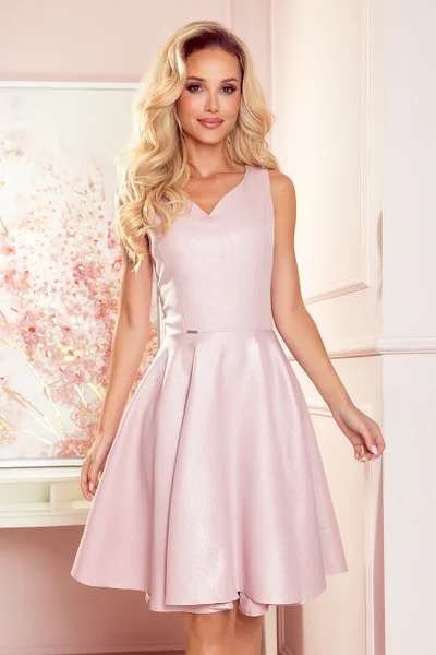 Dámské šaty   - Numoco vintage růžová
