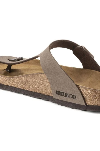 Dámské žabky Birkenstock Gizeh - hnědo-béžové