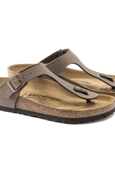 Dámské žabky Birkenstock Gizeh - hnědo-béžové