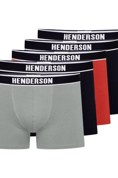 Pánské vícebarevné boxerky 5-pack - Henderson