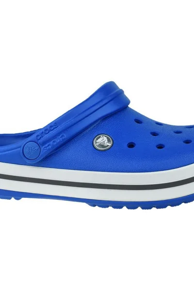 Modro-bílé masážní žabky Crocs Crocband pro dámy