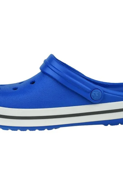 Modro-bílé masážní žabky Crocs Crocband pro dámy