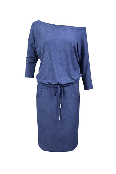 Dámské šaty světle modrá džínovina Numoco