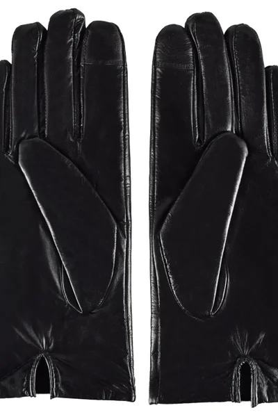 Dámské kožené rukavice  - Semi Line černá Gemini