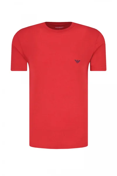 Pánské tričko  červená - Emporio Armani Červená