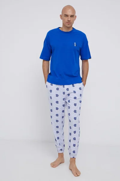 Pánské pyžamo - WI2 - Mořská - Calvin Klein námořní