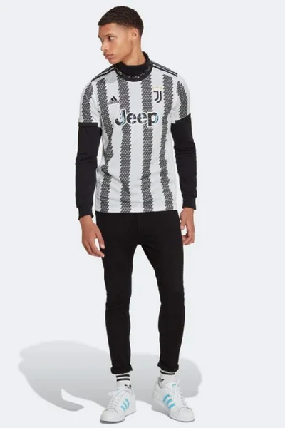 Pánské bílo-černé tričko Juventus od ADIDAS