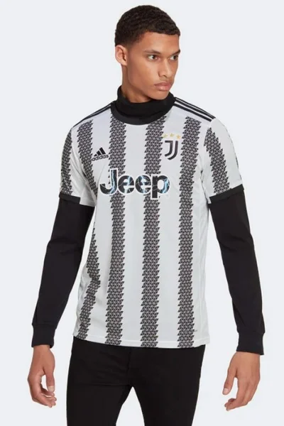 Pánské bílo-černé tričko Juventus od ADIDAS