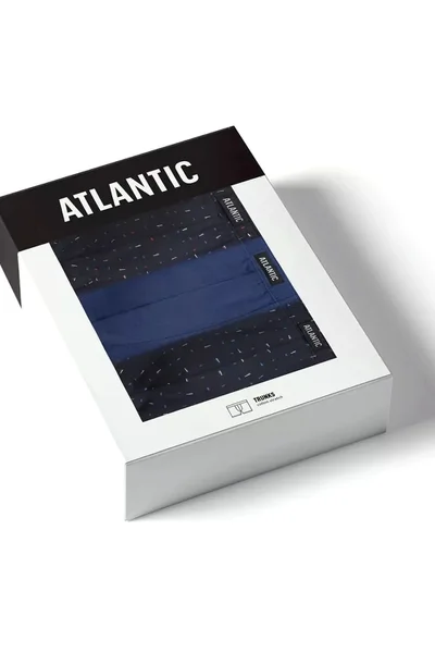 Pánské vícebarevné boxerky 3 pack Atlantic