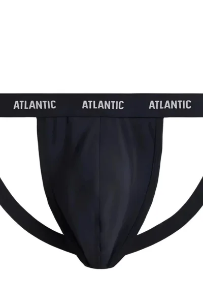 Atlantic Pánské Jockstrap Slipy - Tmavě Modrá