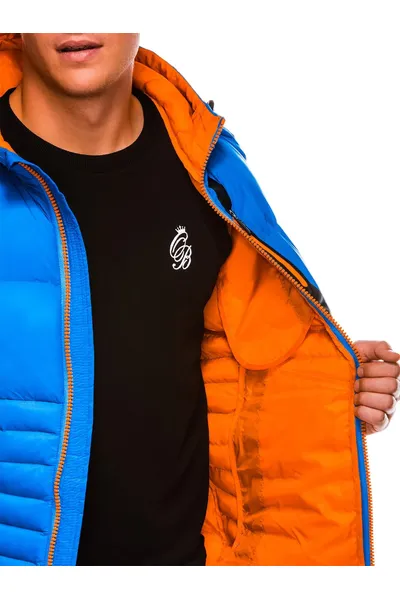 Pánská bunda v modré barvě - Ombre B2B Professional Sports