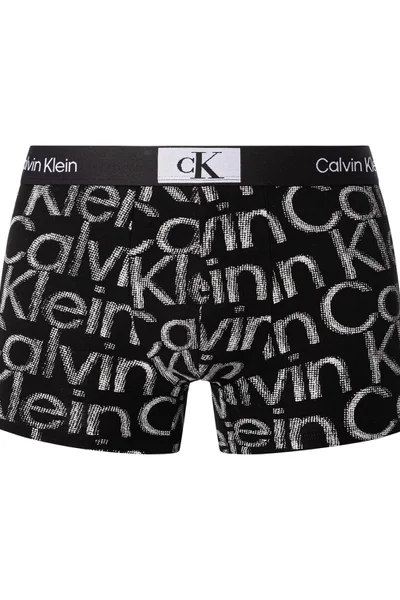 Mužské boxerky Calvin Klein s logem CK a celoplošným potiskem