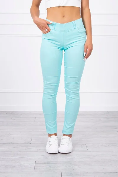 Turquoise Denim Dámské Džíny - Kesi - 3ks Balení