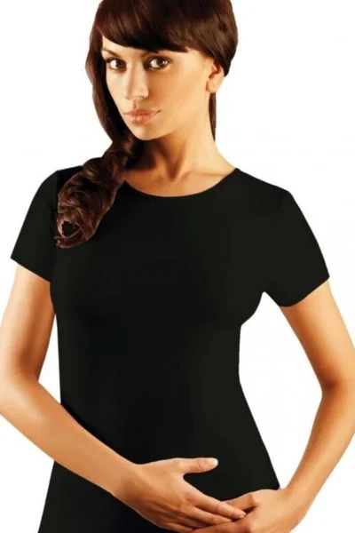 Černé dámské tričko Emili - Elegantní kousek