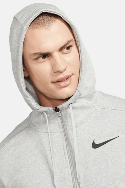 Ekologická šedá pánská mikina Nike Dri-FIT