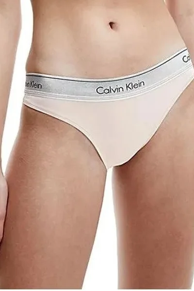 Dámské kalhotky VJS - béžová - Calvin Klein