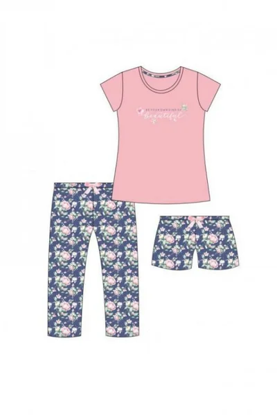 Dámské pyžamo  - Cornette růžová