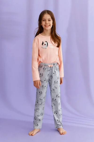 Dívčí pyžamo Sarah pink - Taro růžová