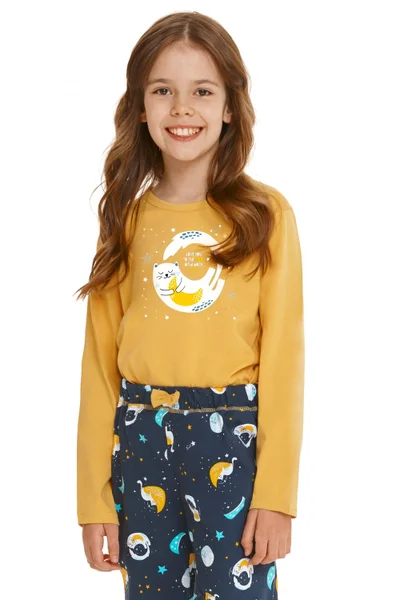 Dívčí pyžamo Sarah yellow - Taro žlutá