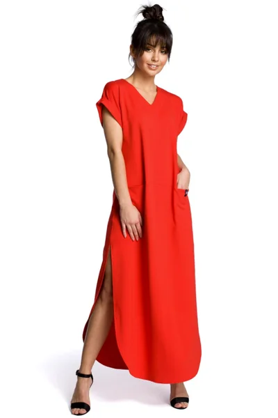 Dámské šaty - BEwear červená