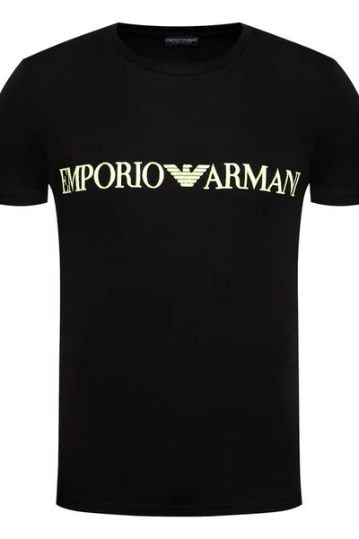 Pánské tričko   v černé barvě - Emporio Armani