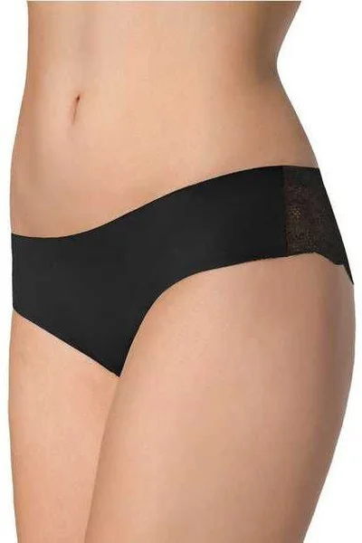Dámská bezešvé kalhotky Panty v černé barvě Julimex
