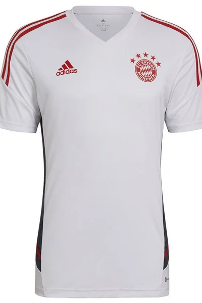 Pánské bílé tričko FC Bayern fanoušek - ADIDAS