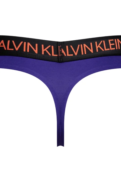 Dámská sportovní tanga Calvin Klein z bavlny a elastanu