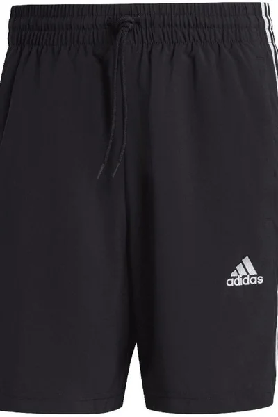 Šortky adidas Aeroready 3-Stripes Essentials M - černé