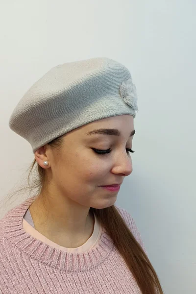 Zimní dámský baret - Model Aljaška