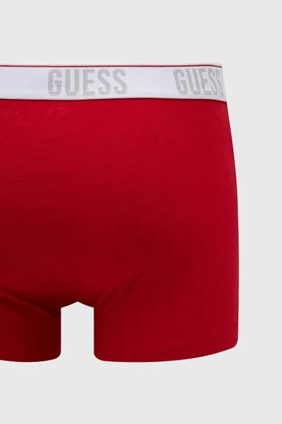 Mužské barevné boxerky Guess s elastickou gumou v pase