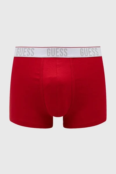 Mužské barevné boxerky Guess s elastickou gumou v pase