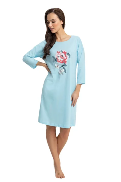 Turquoise Nightshirt Luna Plus - Pánská noční košile