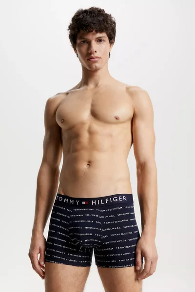 Organické pohodlné boxerky s potiskem - Tommy Hilfiger