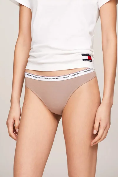 Set dámských tanga s logem - Calvin Klein (3 ks)