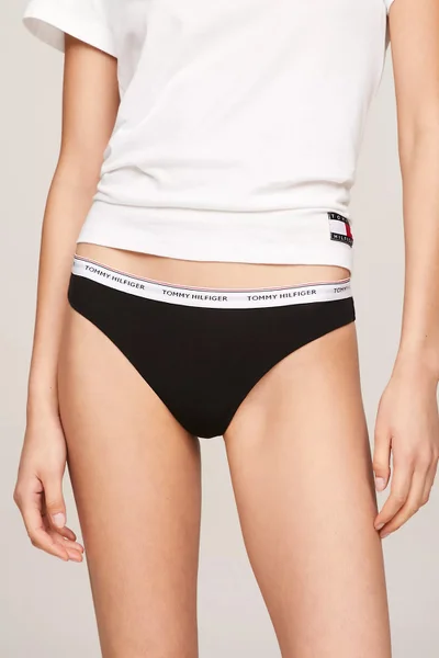 Set dámských tanga s logem - Calvin Klein (3 ks)