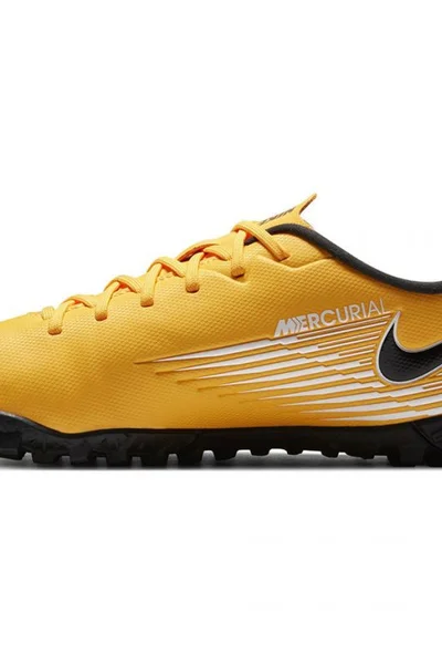 Žluto-bílé Junior Kopačky Nike Mercurial Vapor na Umělý Povrch